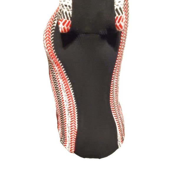 Boho Woven Textured Jacket with Black Panels - Picture 4 of 7